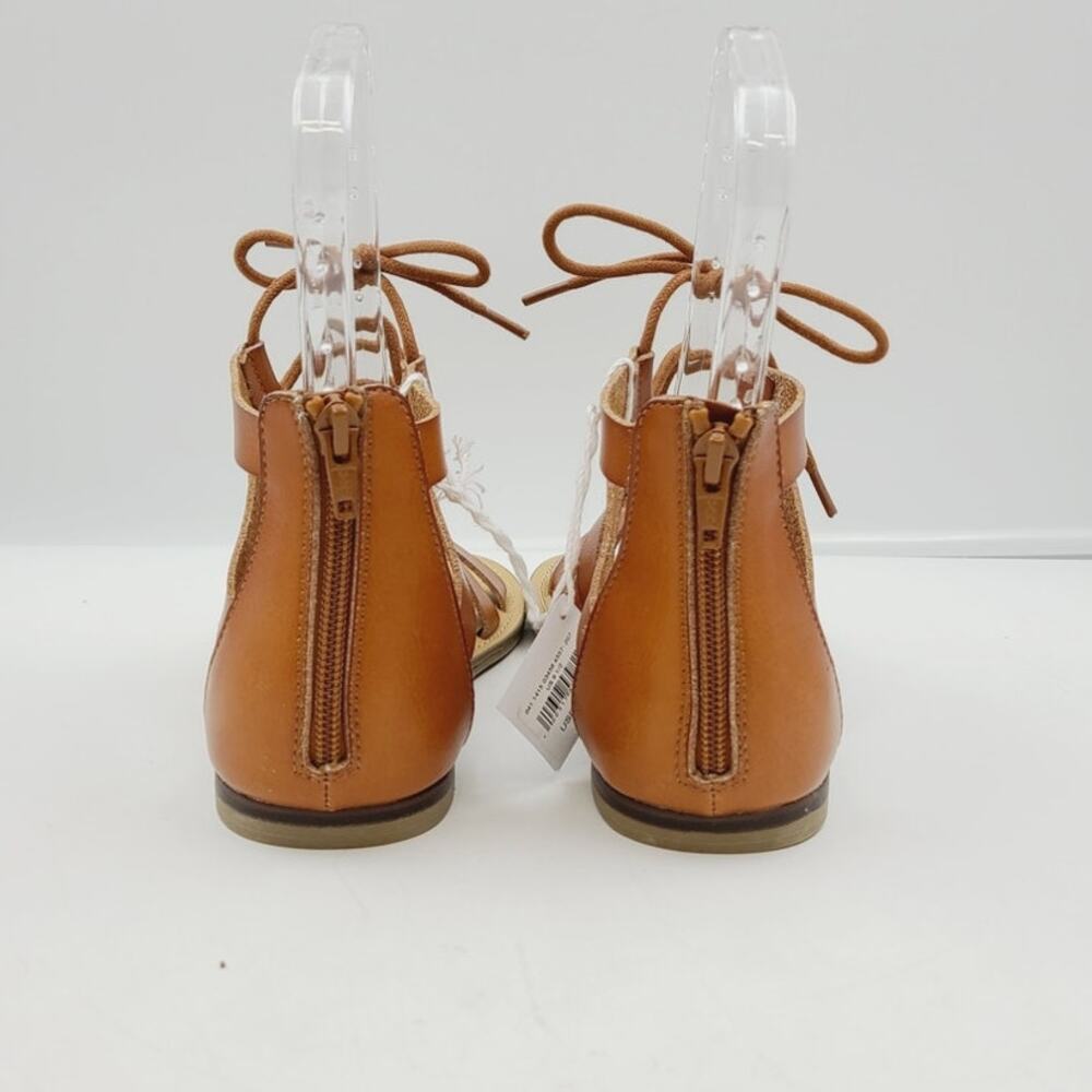 American Eagle Outfitters Back Zip Gladiator Sandal  Tan, Women's Size 9.5  NWT - Picture 4 of 6